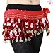 Bellyrose Multi-row Paillettes Gold Coins Belly Dance Wrap & Hip Scarf, Lively Style Image #1