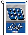 Dale Earnhardt Jr #88 2-Sided GARDEN Flag WITH METAL POLE Banner Nascar Racing