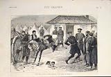 Russians San Stefano Hostility War Old Print 1878