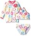 Sol Swim Baby Girls' Summer Sweety 3 Piece Rashguard Set