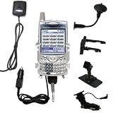 Car / Auto Multi Adapter Mount Holder GPS Navigation Kit for the Cingular Treo 650 with built in charger - Gomadic Brand