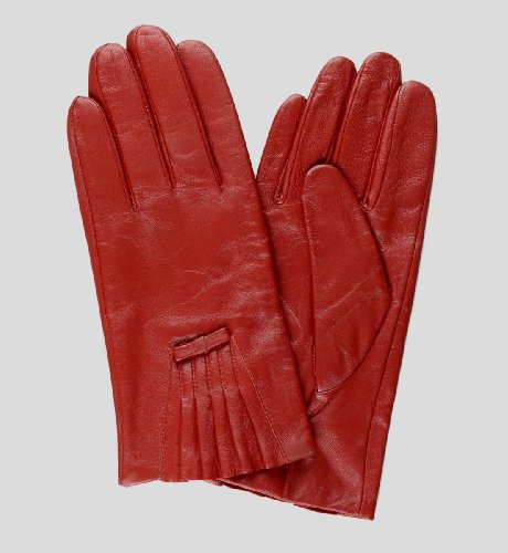 Autograph Pure Leather Fan Pleat Gloves