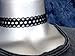 Twilight's Fancy Plain Scalloped Lace Choker Necklace (Black, Large)