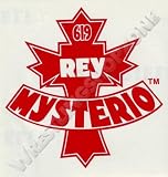 Rey Mysterio roter Autoaufkleber