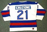 MIKE ERUZIONE 1980 USA Olympic Hockey Jersey