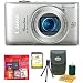 PowerShot ELPH 510 HS Silver 12.1MP Digital Camera, Starter Kit, 4GB SD Card and Arts & Crafts Software
