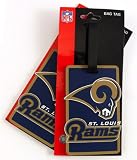 St. Louis Rams Two Pack Soft Laser Bag Tag