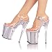 HIGHLIFE-808G, Clr/Slv Glitter Sandals