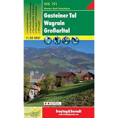 Freytag Berndt Wanderkarten, WK 191, Gasteiner Tal - Wagrain - Grossarltal - Ma�stab 1:50.000: Wander-, Rad- und Freizeitkarte