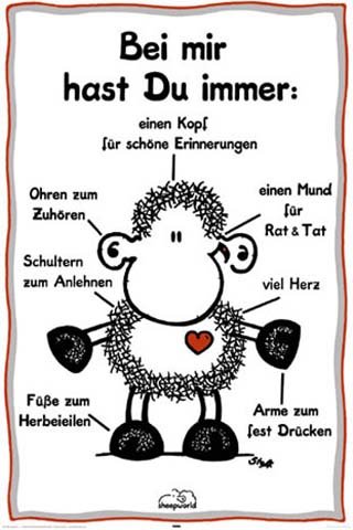 Empire 18793 Sheepworld - Immer, Poster ca. 91,5 x 61 cm