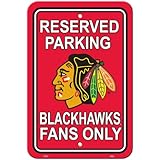 Bsi Products Bsi NHL Chicago Blackhawks Plastic Parking Sign