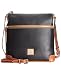Dooney & Bourke Women's Crossbody in Pebble Grain Leather, Large Handbag with Adjustable Shoulder Strap, Black
