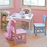 KidKraft Nantucket Table & 4 Pastel Chairs