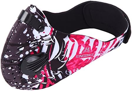 Bike Cycling Mask N95 Respirator Anti-Pollution Anti Haze,Dust,Prevent PM 2.5 Motorcycle Running Hiking Camping Half Face Mask Filter