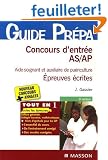 Concours d'entr�e AS/AP (aide-soignant et auxiliaire de pu�riculture) : Epreuves �crites