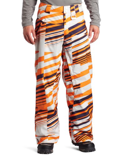 Oakley Men's Shelf Life Pants, Orange Stripe, 
