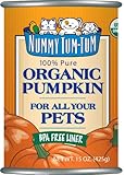 Nummy Tum Tum Pure Pumpkin For Pets, 15-Ounce Cans (Pack of 12)