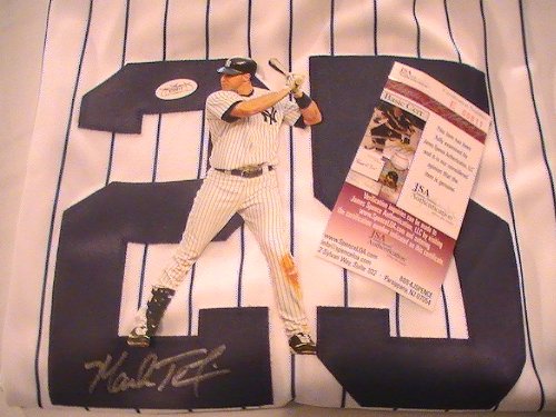 MARK TEIXEIRA SIGNED AUTOGRAPHED NEW YORK YANKEES JERSEY JSA