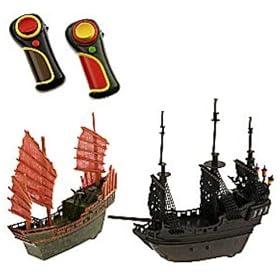 Pirates of the Caribbean At World's End Remote Control Mini Battle Pirate Ships - Chinese... by Disney