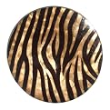 Zebra Capiz Charger in Stand