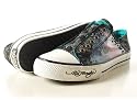 New Mens Ed Hardy Fire Tiger Canvas Slip-on Shoes