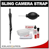 BlackRapid Metro Compact Sling Camera Strap with Canon Cleaning Kit for Canon Digital SLR Rebel T2i, T3, T3i, T4i EOS 6D, 7D, 5D Mark II III, 1Ds, 1D, 1DX