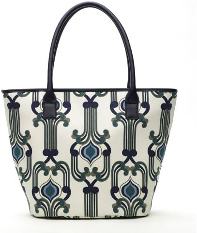 Soapbox 17" Vineyard Tote Bag - Blue/Cream