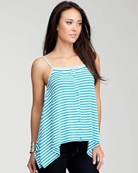 Stripe Handkerchief Tank