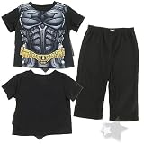 Batman the Dark Knight Pajamas with Cape for Toddlers and Boys