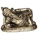 D&eacute;cor Gifts Hindu God Ganesha Brass Sculpture 2.75 x 1 x 1.5 inches