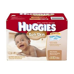 Huggies Soft Skin Baby Wipes Pop-Up Refill, 448 Count (Packaging may vary)