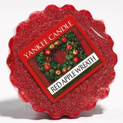 Red Apple Wreath Single Wax Tart By Yankee Candle Co.