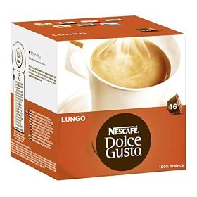 Nescaf� Dolce Gusto Caff� Lungo 16 Capsules (Pack of 3, Total 48 Capsules)