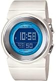 Casio Baby G BGD-100-7A Ladies Blue Dial White Resin Strap Watch