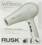 Rusk W8less Professional Lightweight Ceramic Tourmaline Hair Dryer, 2000 Watt