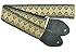 Souldier Custom GS0112BK05BK Handmade Persian Tapestry Guitar Strap, Black Gold