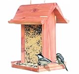 Perky Pet 50105 The Station Cedar Feeder, 3 lb capacity