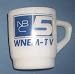 Fire-King NBC Advertising Stacking Mug Coffee Cup