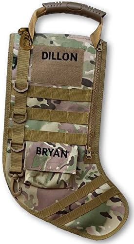Tactical Christmas Stocking with Molle Gear (Multicam-PERSONALIZED)