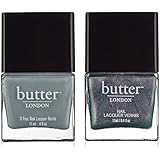butter LONDON Amazon Exclusive Something Blue Knackered Nail Lacquer, Lady Muck