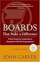 Boards That Make a Difference: A New Design for Leadership in Nonprofit and Public Organizations (JB Carver Board Governance Series)