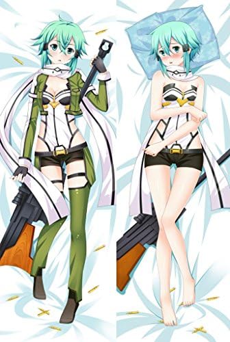 Japan Anime Sword Art Online Decorative Hugging Body Pillow Cover Case Double-sided 59.06x19.69