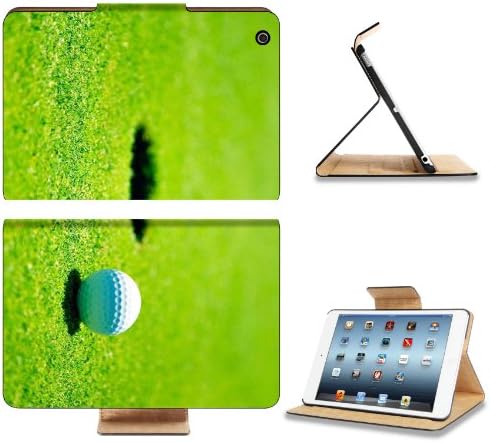 Golf Hole Lawn Sphere Ball Apple Ipad Mini Flip Case Stand Smart Magnetic Cover Open Ports Customized Made To Order Support Ready Premium Deluxe Pu Leather 8 Inch (205Mm) X 5 1/2 Inch (140Mm) X 11/16 Inch (17Mm) Liil Ipad Mini Professional Ipadmini Cases Ipad_Mini Accessories Graphic Background Covers Designed Model Folio Sleeve Hd Template Designed Wallpaper Photo Jacket Wifi 16Gb 32Gb 64Gb Luxury Protector