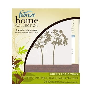 Set A Shopping Price Drop Alert For Febreze Home Collections Green Tea Citrus Flameless Luminary Starter Kit, 1 Kit Box
