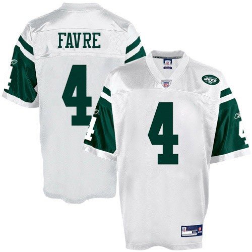Brett Favre New York Jets White NFL Replica Jersey
