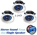 Yamaha Custom Easy-to-install In-Ceiling 2-Way 120 watts Moisture Resistant Single Stereo Speaker - Set of 3 with a 6.5 PP Mica Cone Woofer & Dual 1 Fluid-Cooled Soft-Dome Swivel Tweeter + 100 feet of 16 Gauge Speaker Wire
