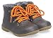 Baby Boy Dark Brown Faux Fur Trim Ankle Boots. UK Child Size 5