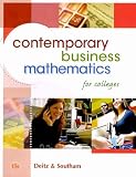 Contemporary Business Mathematics for Colleges (Book Only)