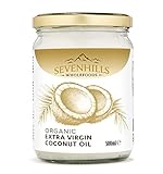 Sevenhills Wholefoods Organic Extra Virgin Raw Coconut Oil (cold-pressed) 500ml
