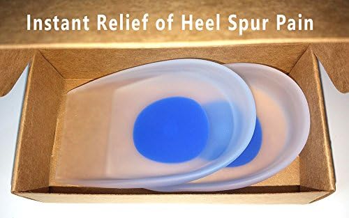 Size M 100% Silicon gel Cup Heel Spurs cushion, tired fatigued cup heel cushion